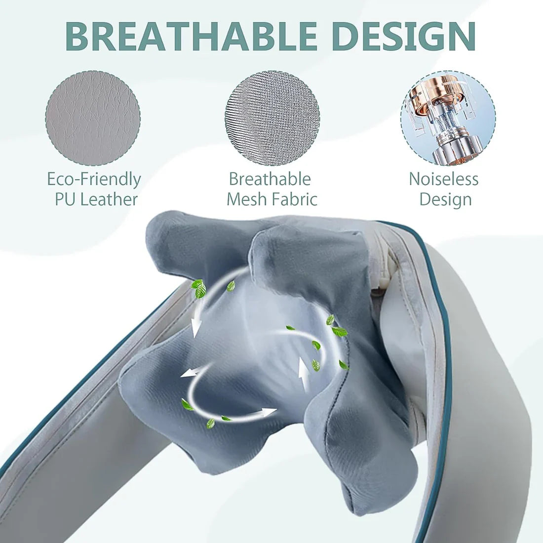 Elite Dealz™ 5D Electric Neck & Back Massager with Heat – Deep Tissue Relief for Pain & Aches